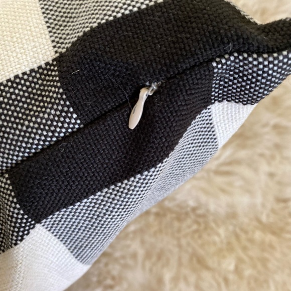 Set of 2 18x18 Buffalo Print Check Pillow Covers - Picture 5 of 7